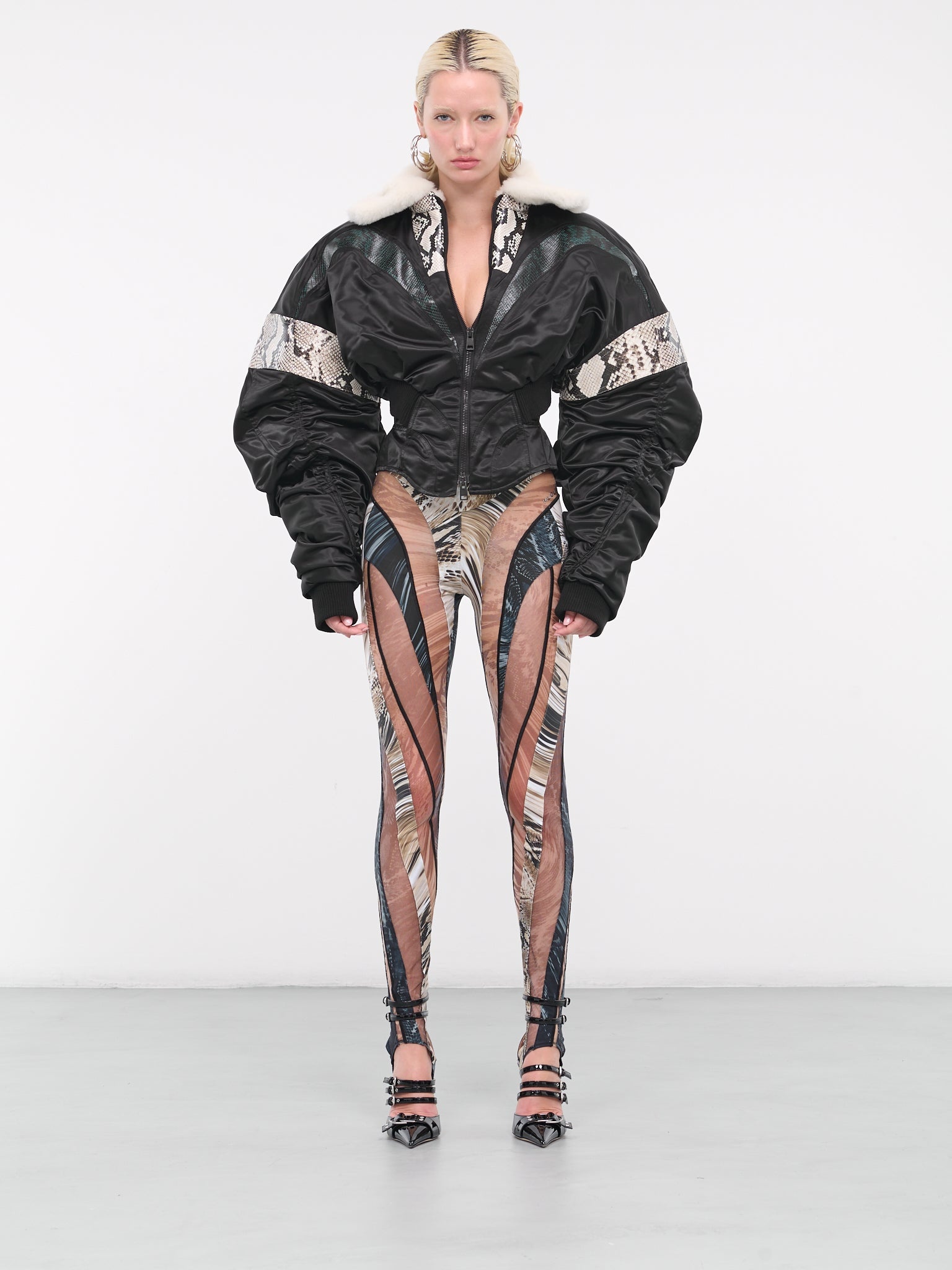 Snakeskin Spiral Leggings - 6