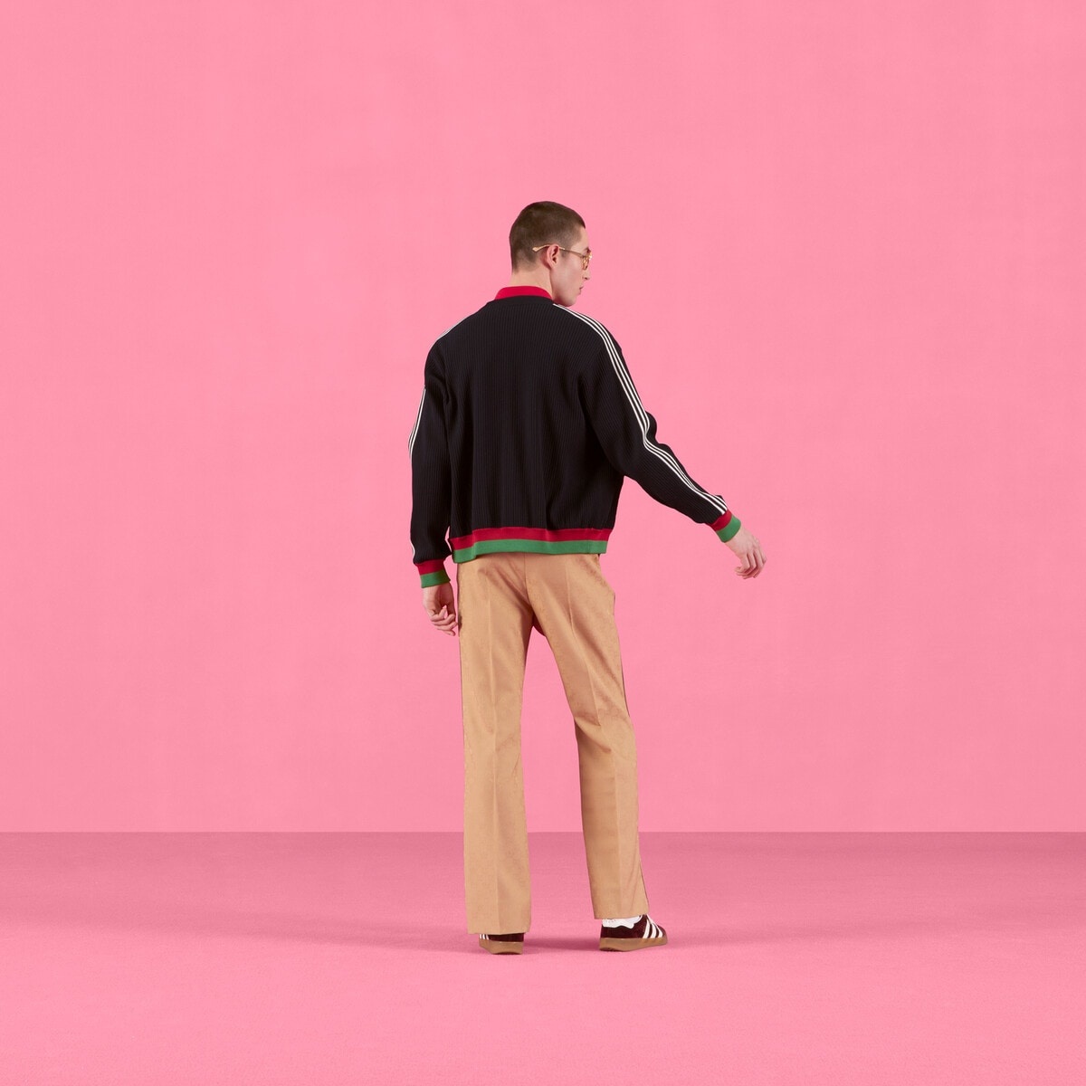 adidas x Gucci viscose cardigan - 3