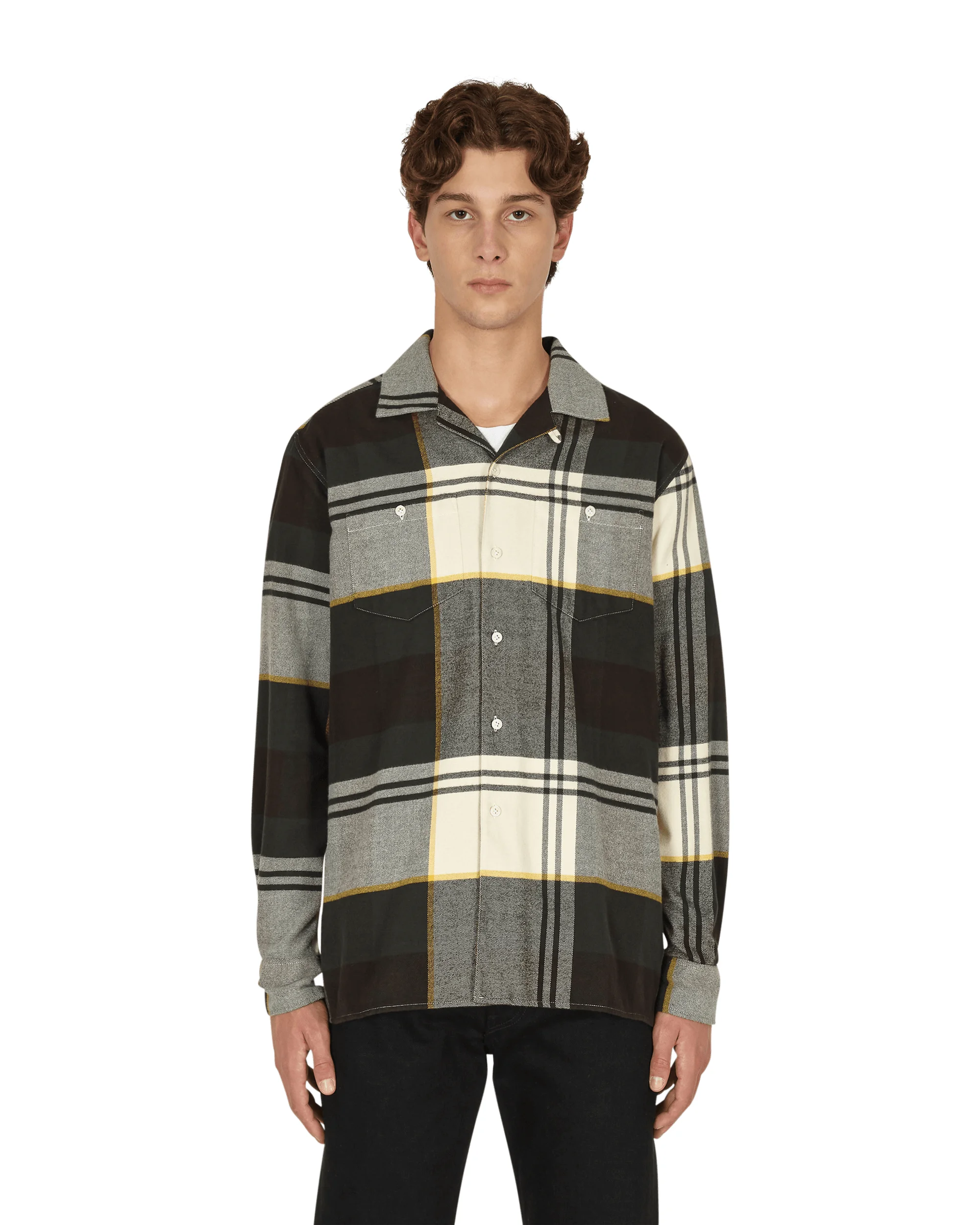 Plaid Lightweight Flannel Shirt Multicolor - 1