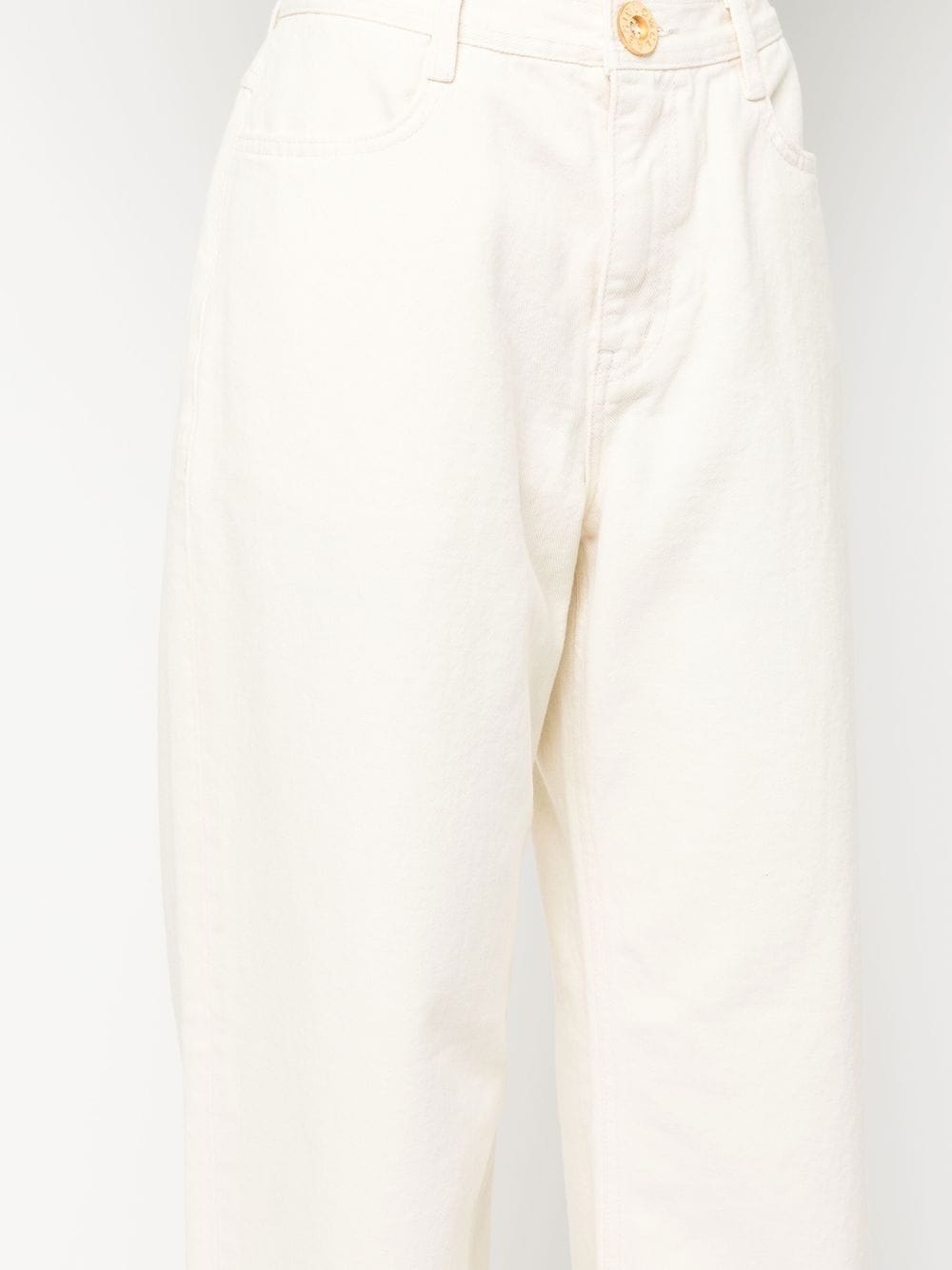 high-waisted wide-leg jeans - 5