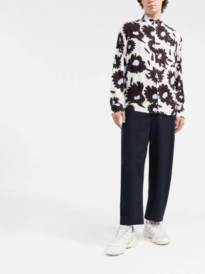 JACQUEMUS floral-print long-sleeve shirt outlook