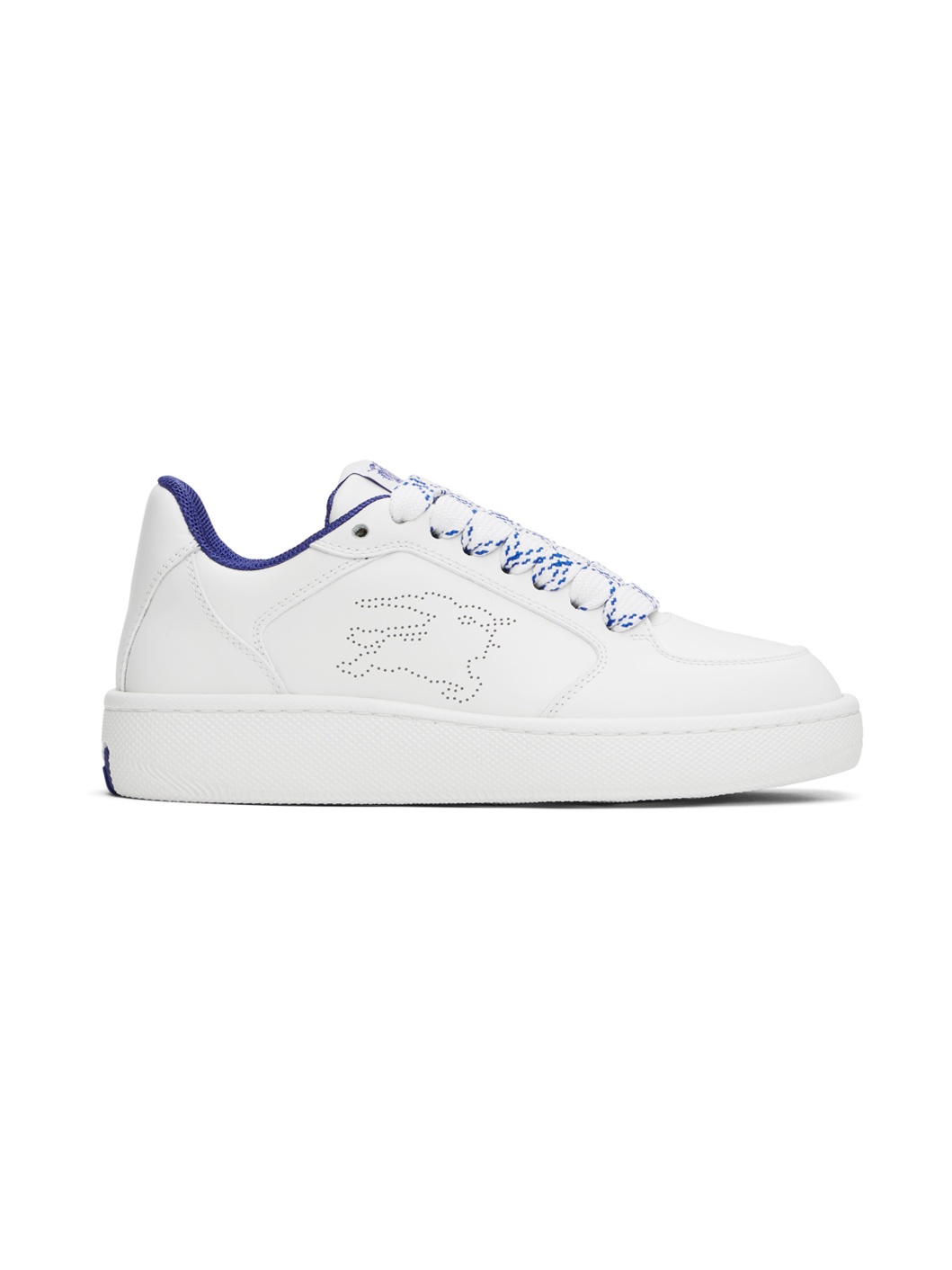 White Leather Stock Sneakers - 1
