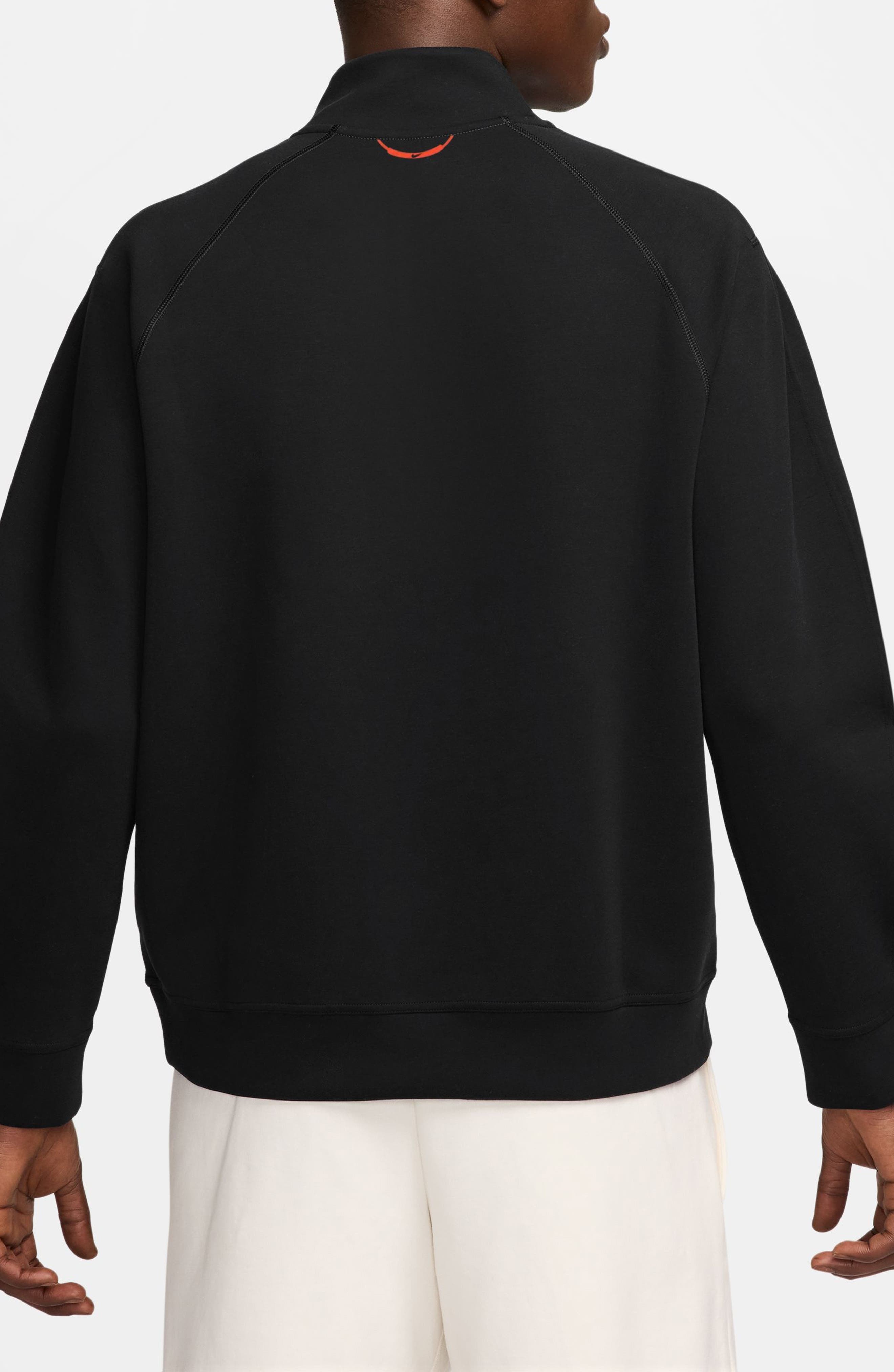 Nike 24.7 ImpossiblySoft Dri-FIT Half Zip Top in Black/Dk Smoke Grey at Nordstrom - 2