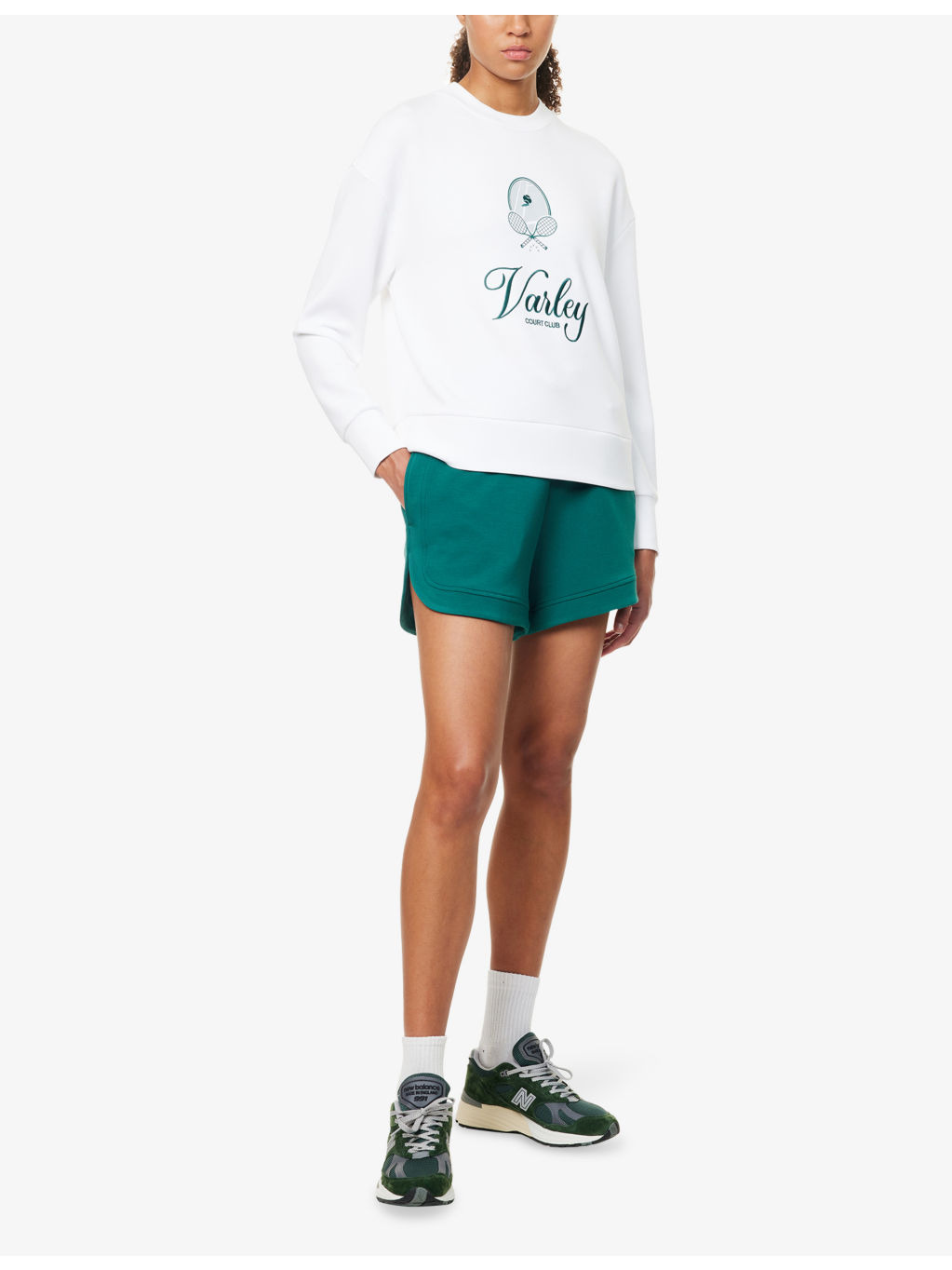 Ollie high-rise stretch-jersey shorts - 2