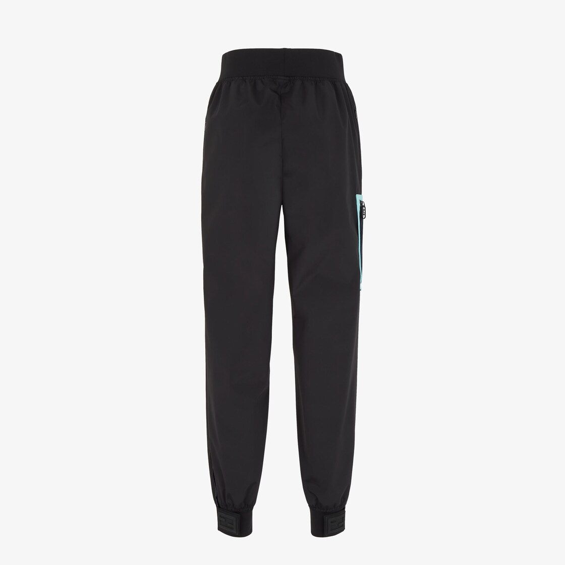 Black tech fabric pants - 2