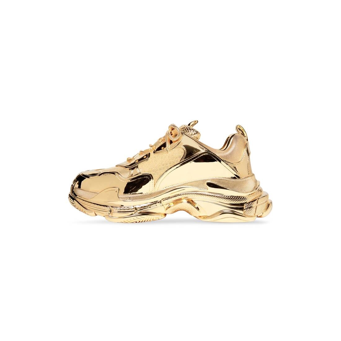 Triple S Sculpture in Gold - 7