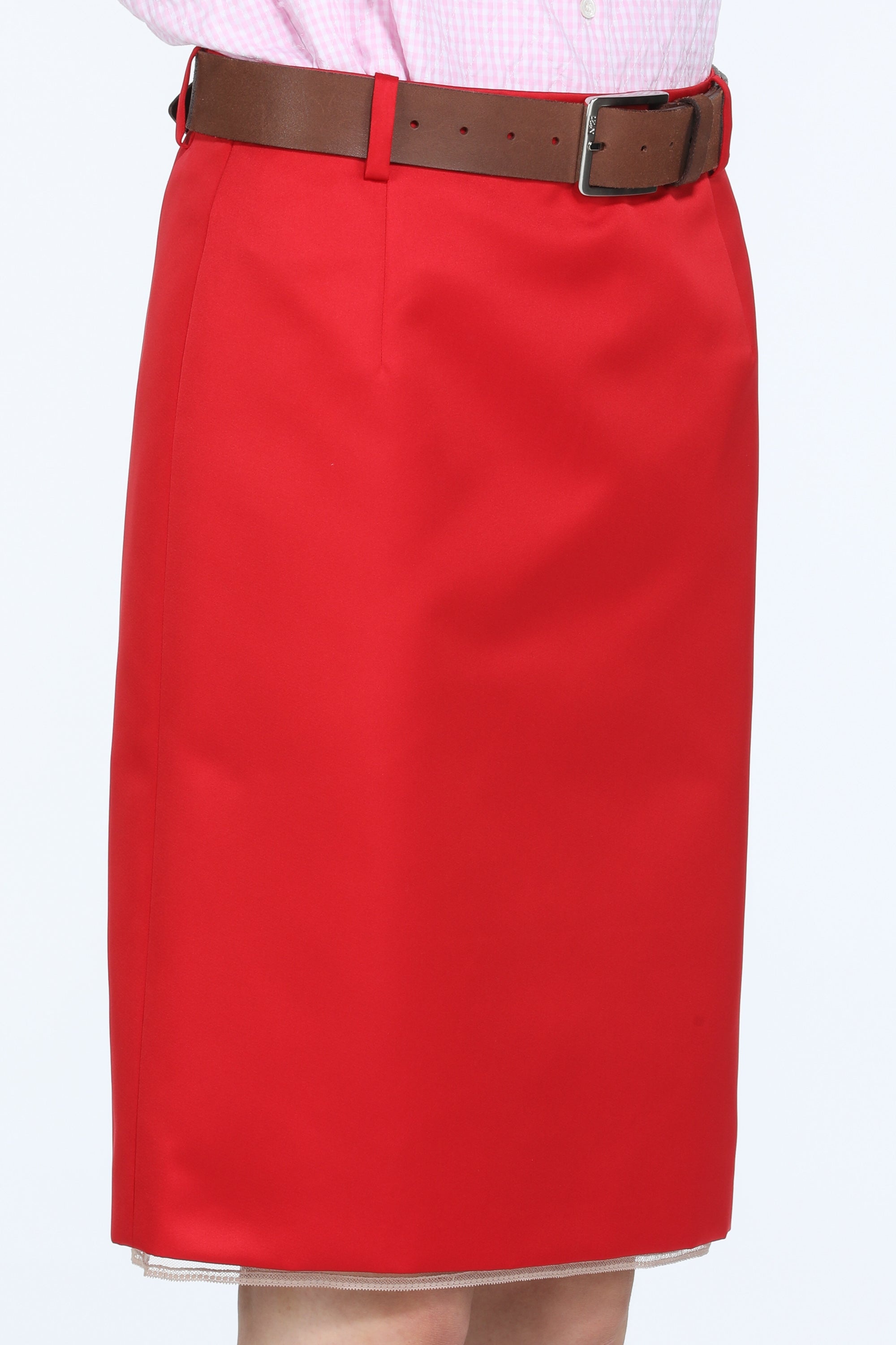 BELTED MIDI SKIRT - 5