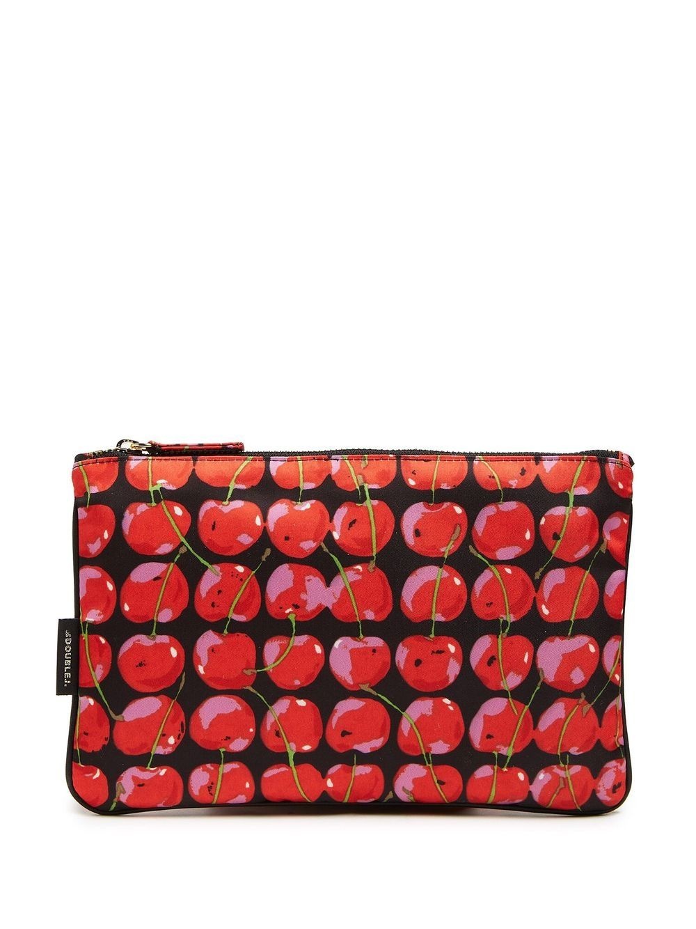 cherry-print clutch bag - 1