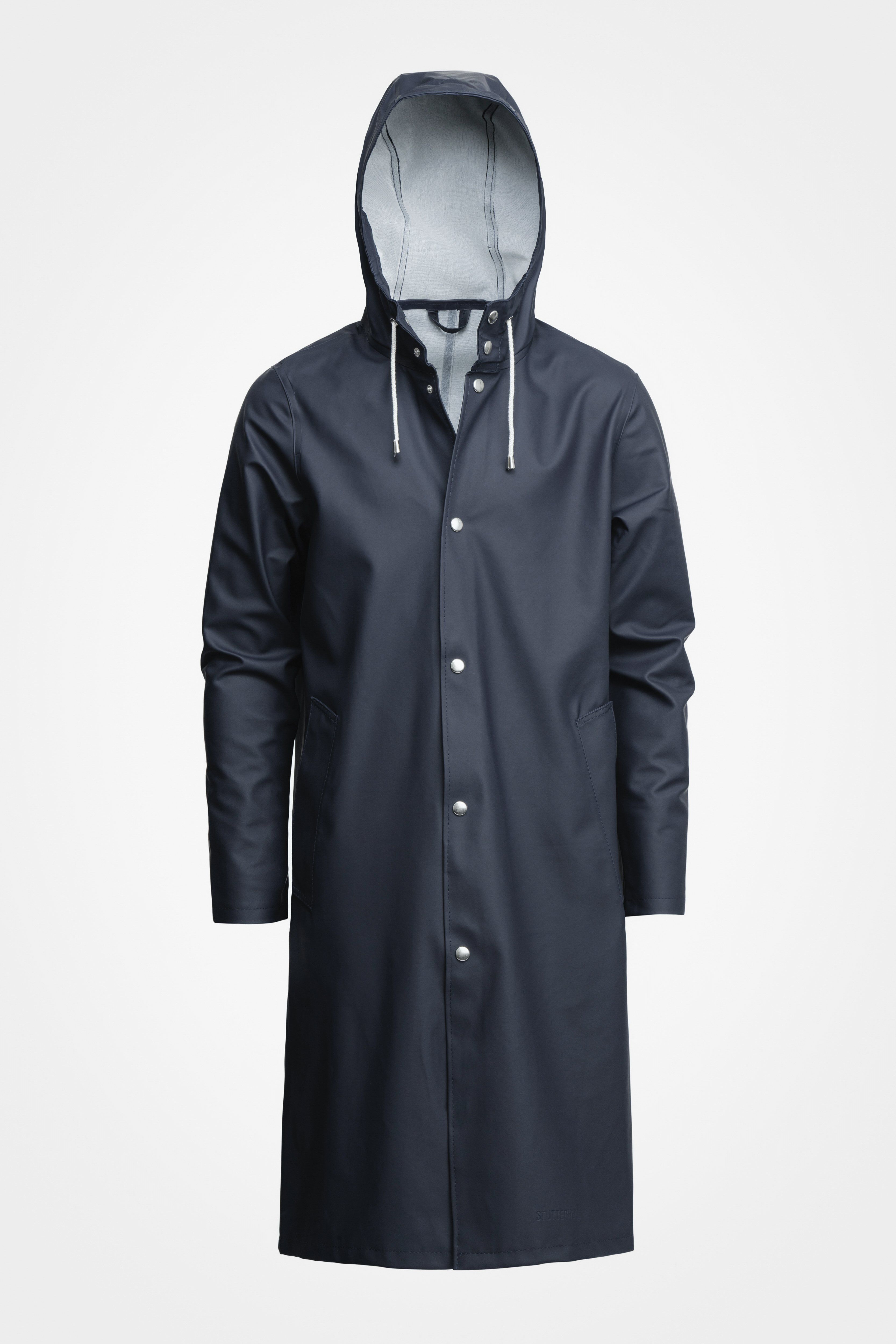 Stockholm Long Raincoat Navy - 6