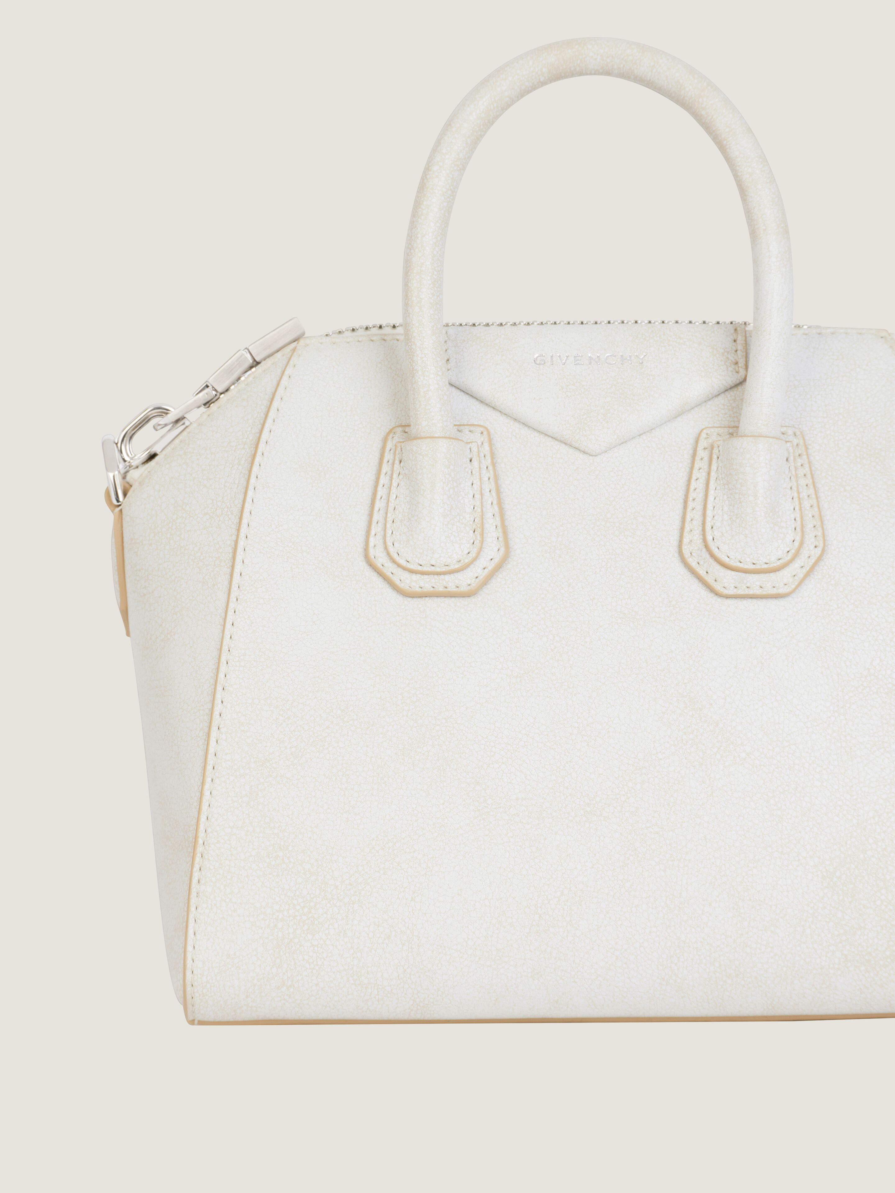 MINI ANTIGONA BAG IN AGED LEATHER - 5