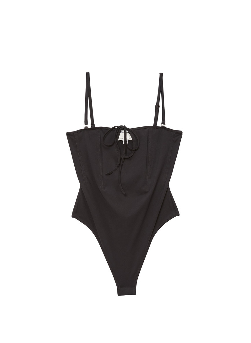 Convertible Front Tie Bodysuit 1