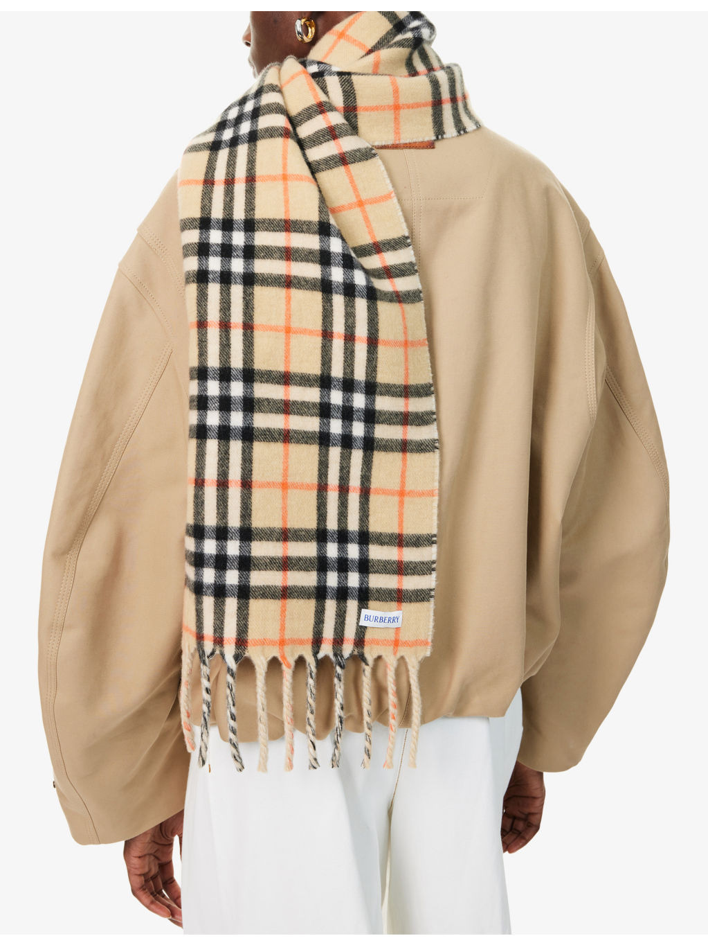 Knight Logo Cashmere Scarf - 3