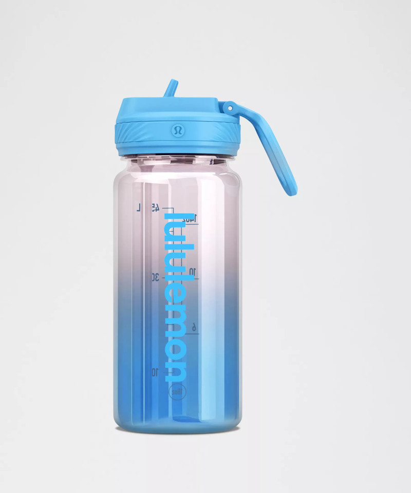 Back to Life Clear Bottle 18oz Straw Lid *Ombre 1