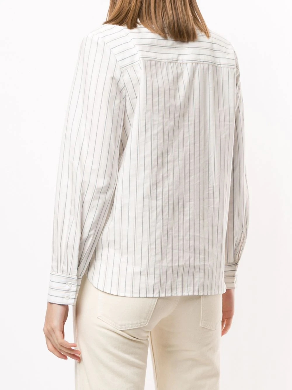 Madeline jacquard stripe blouse - 4