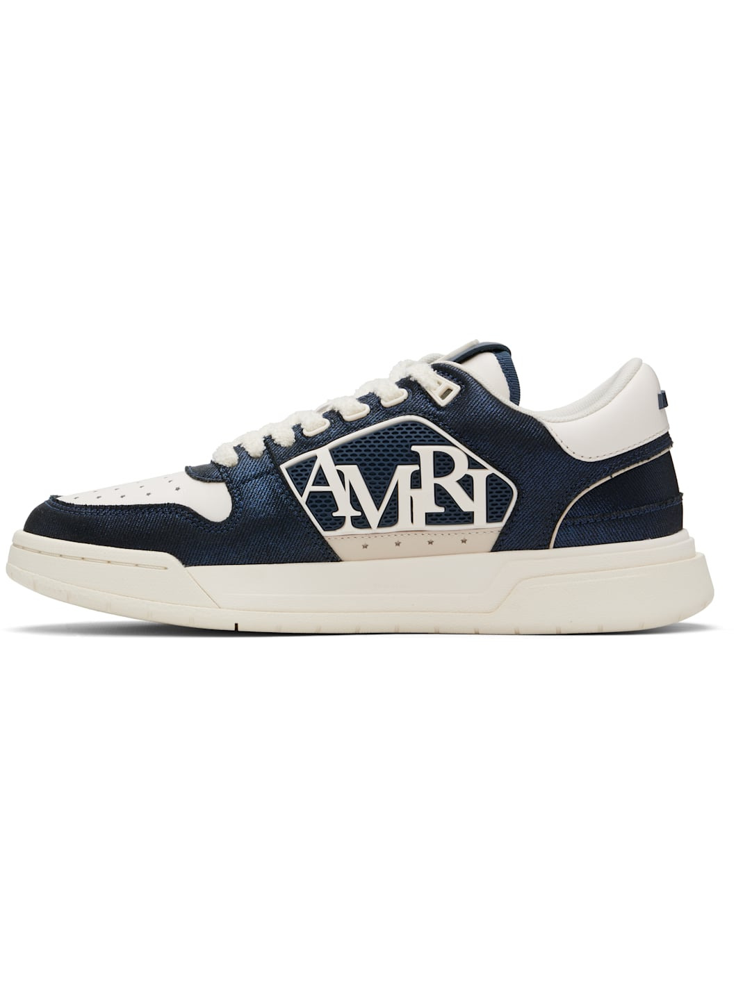 Navy & White Classic Low Sneakers - 3