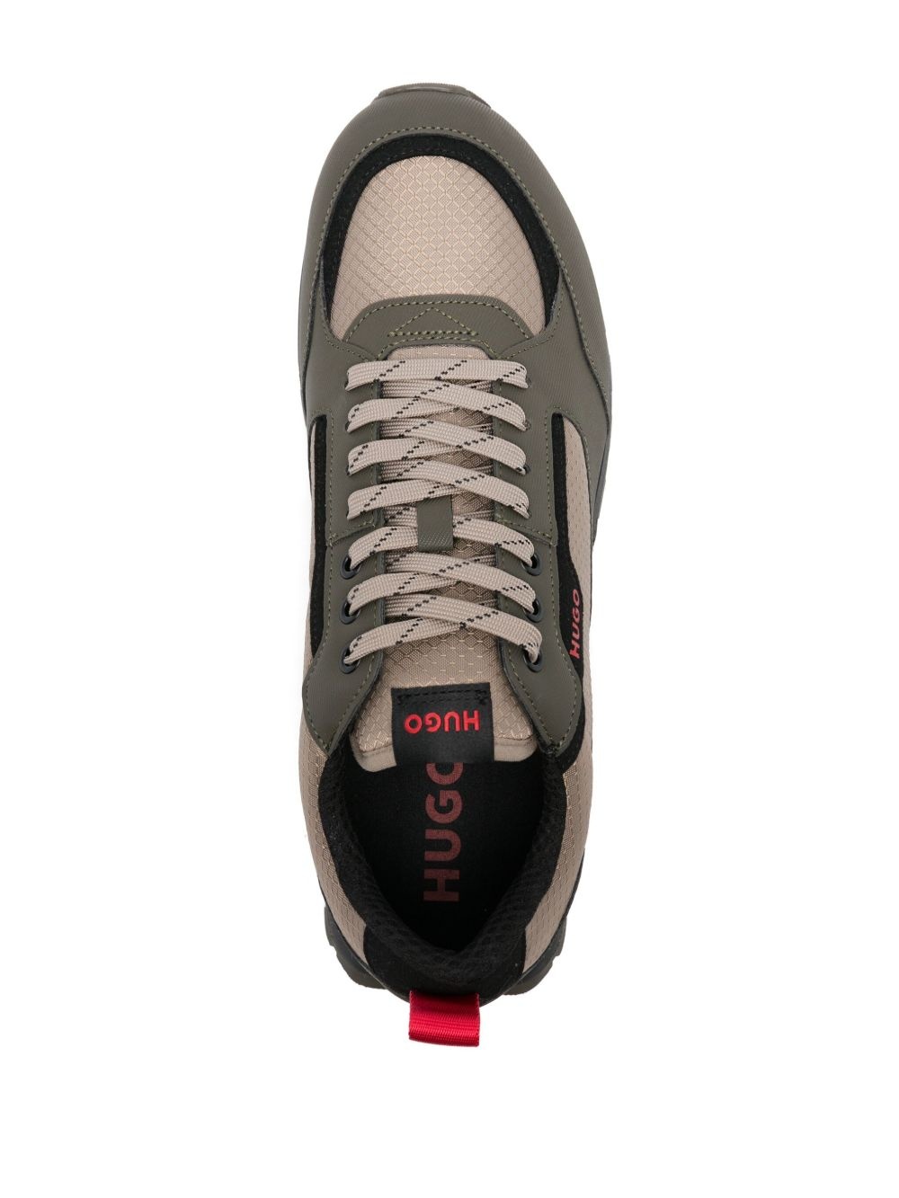 ripstop-panelling sneakers - 4