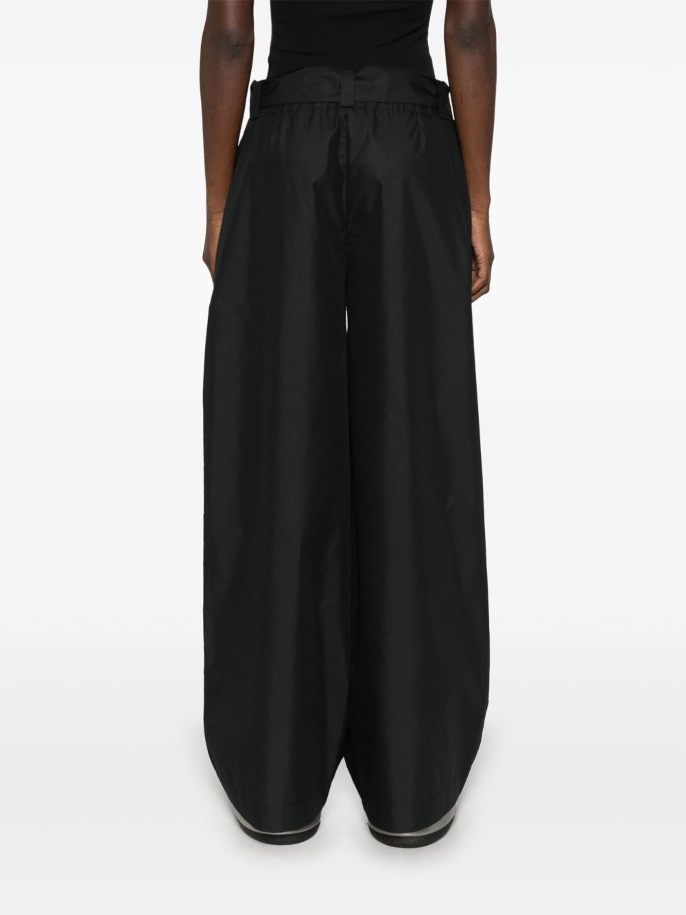 tied-waist trousers - 4