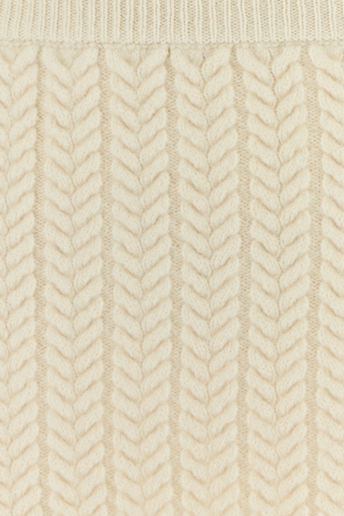 Ivory wool blend Earry1 mini skirt - 3