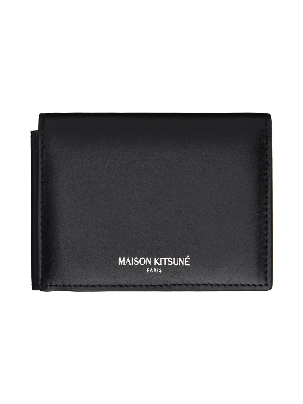 Black Fox Head Trifold Wallet - 2