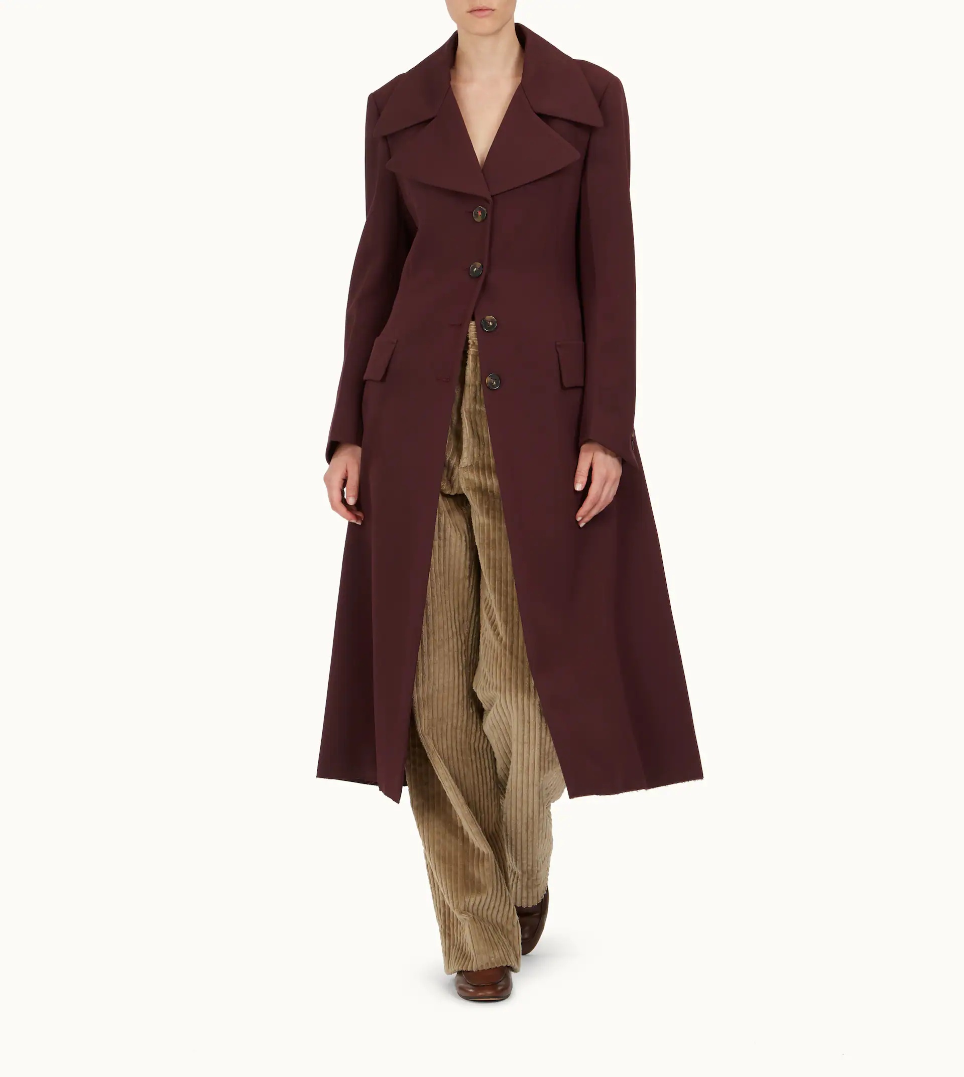 COAT - BURGUNDY - 2