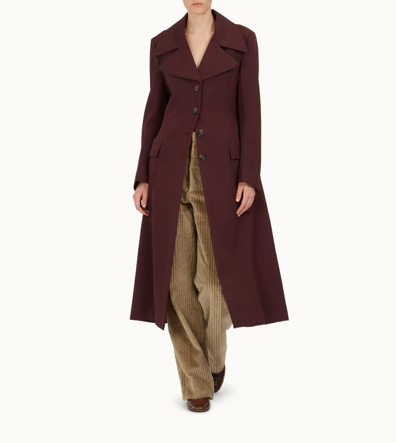 Tod's COAT - BURGUNDY outlook