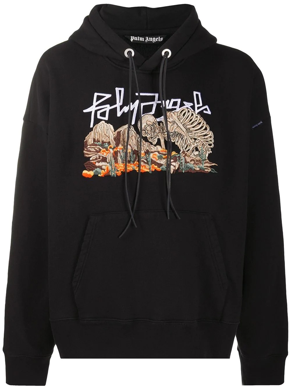 Desert Skull logo-print hooded sweatshirt - 1