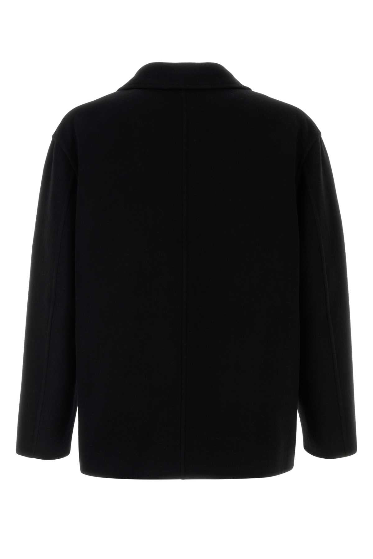 Jil Sander Men Black Wool Jacket - 2