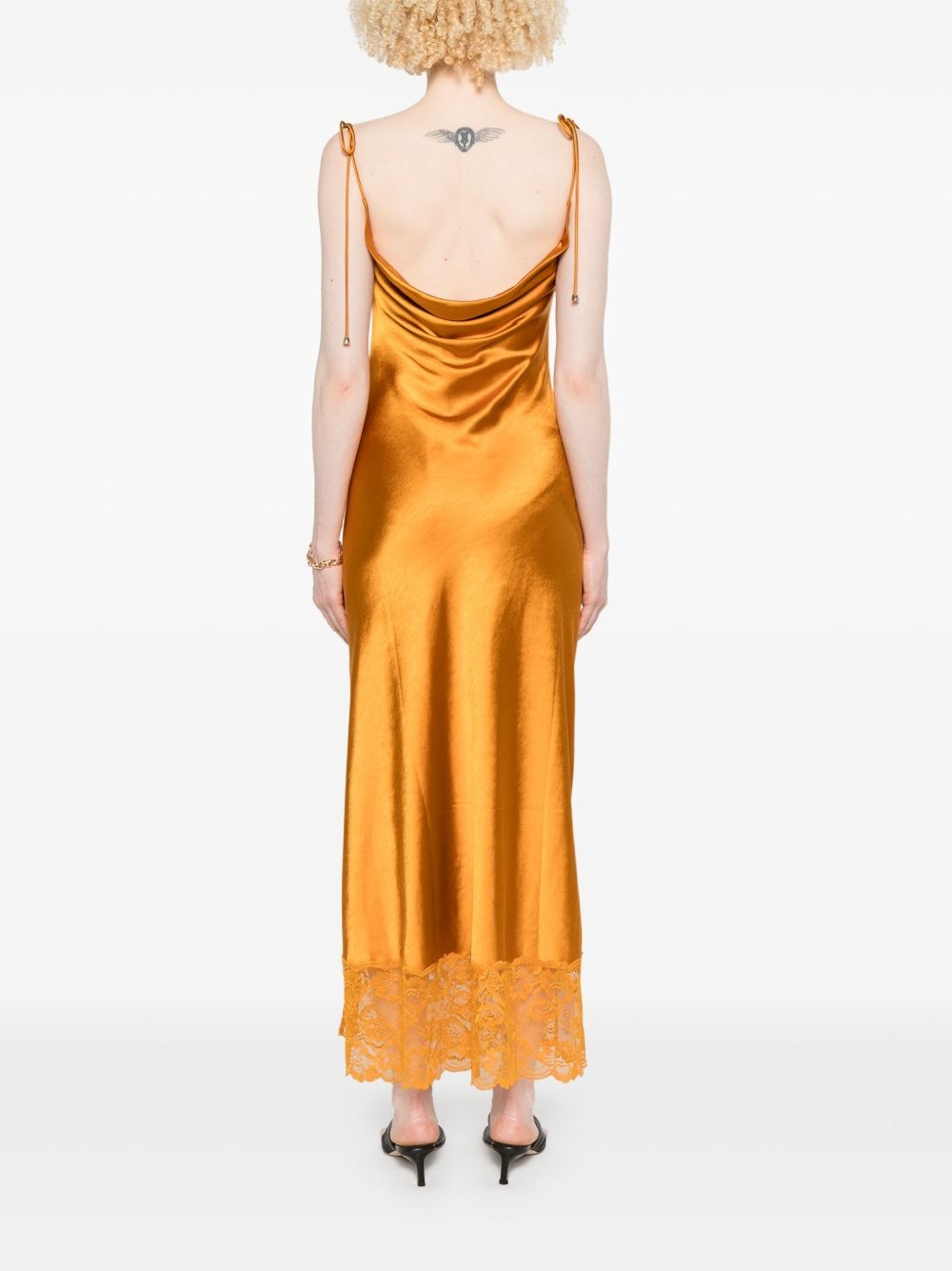 satin dress - 4