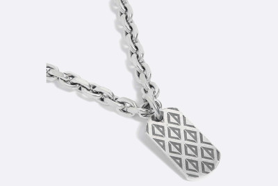 Dior CD Diamond Plate Pendant Necklace outlook