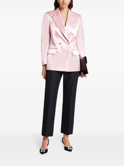 TOM FORD double-breasted satin jacket outlook