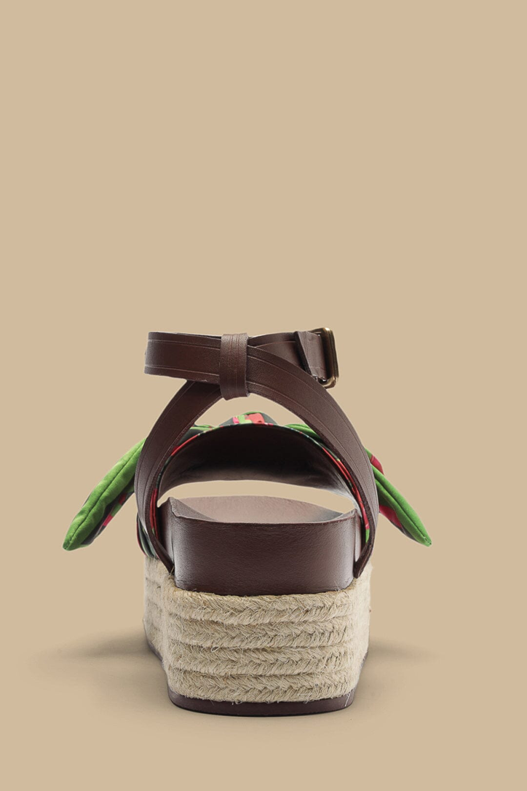 Marsala Scarf Espadrille Flatform Sandal - 4