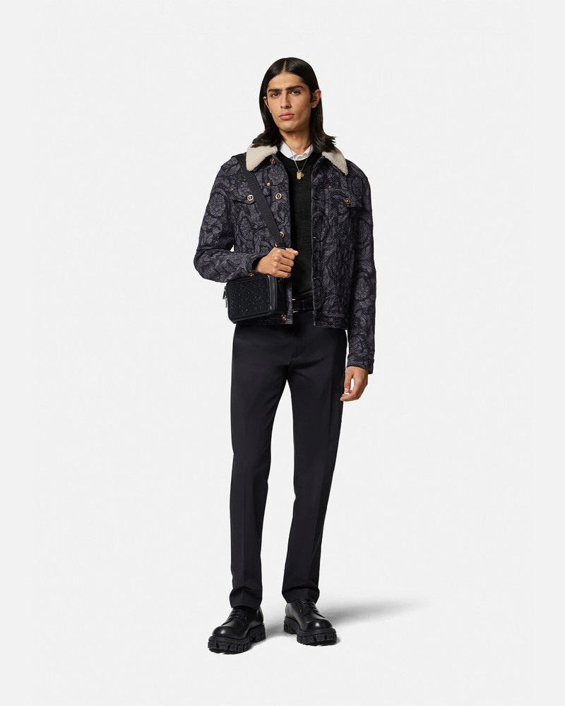 VERSACE Embroidered Wool-Blend Sweater outlook
