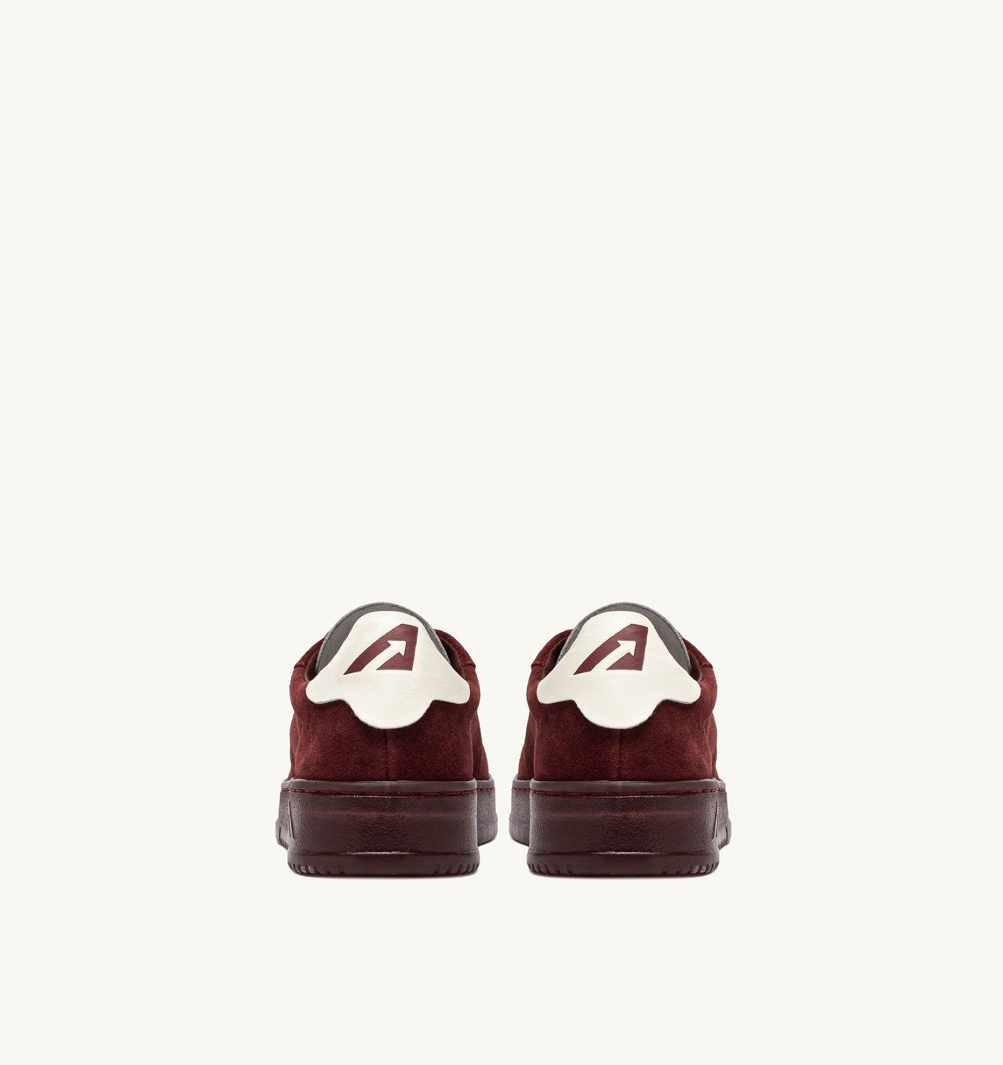 DALLAS LOW SNEAKERS IN SUEDE COLOR MARSHMALLOW AND CHIANTI - 3