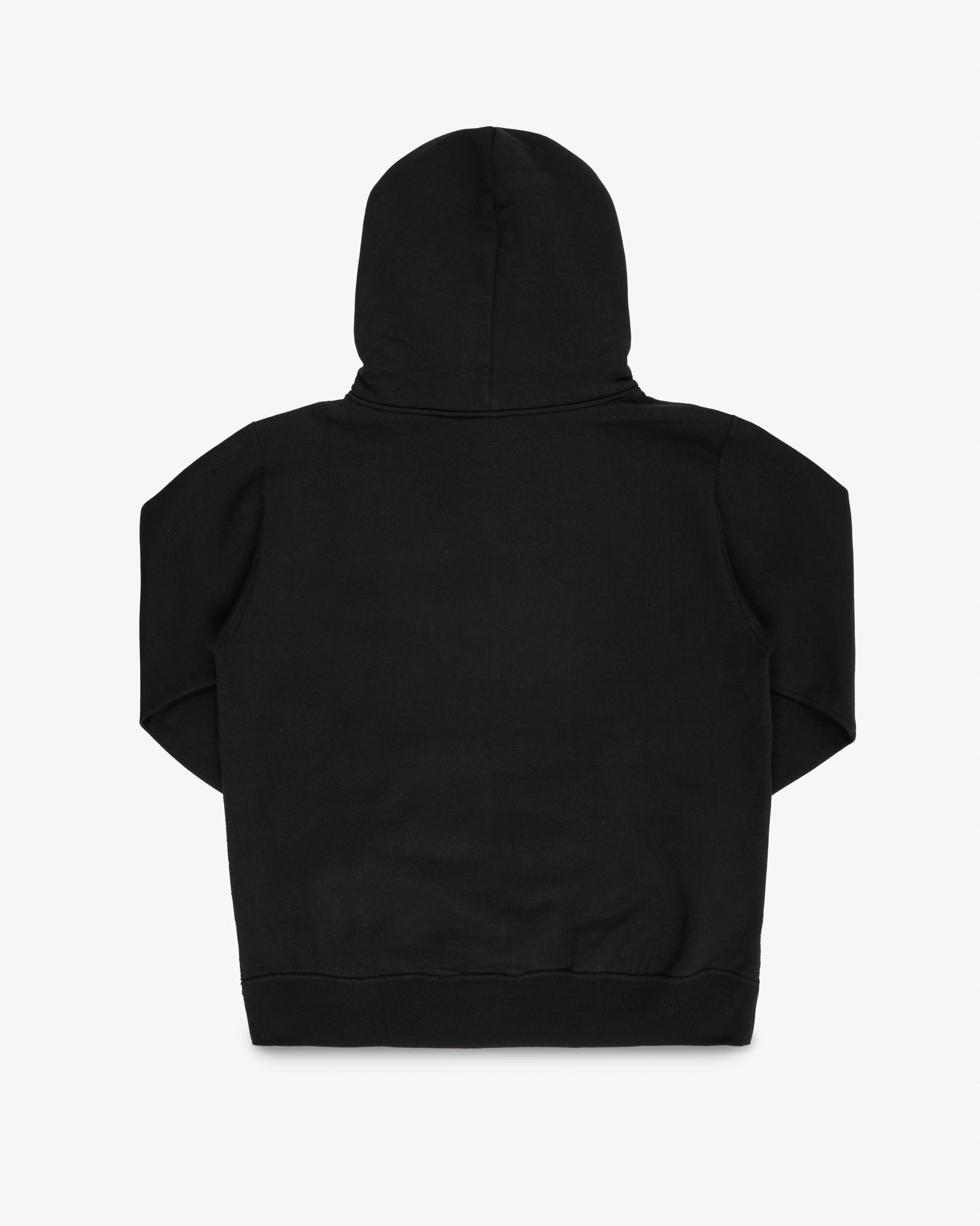 IHSW-49-BLK 14oz Ultra Heavyweight Loopwheel Cotton Hoodie - Black - 5