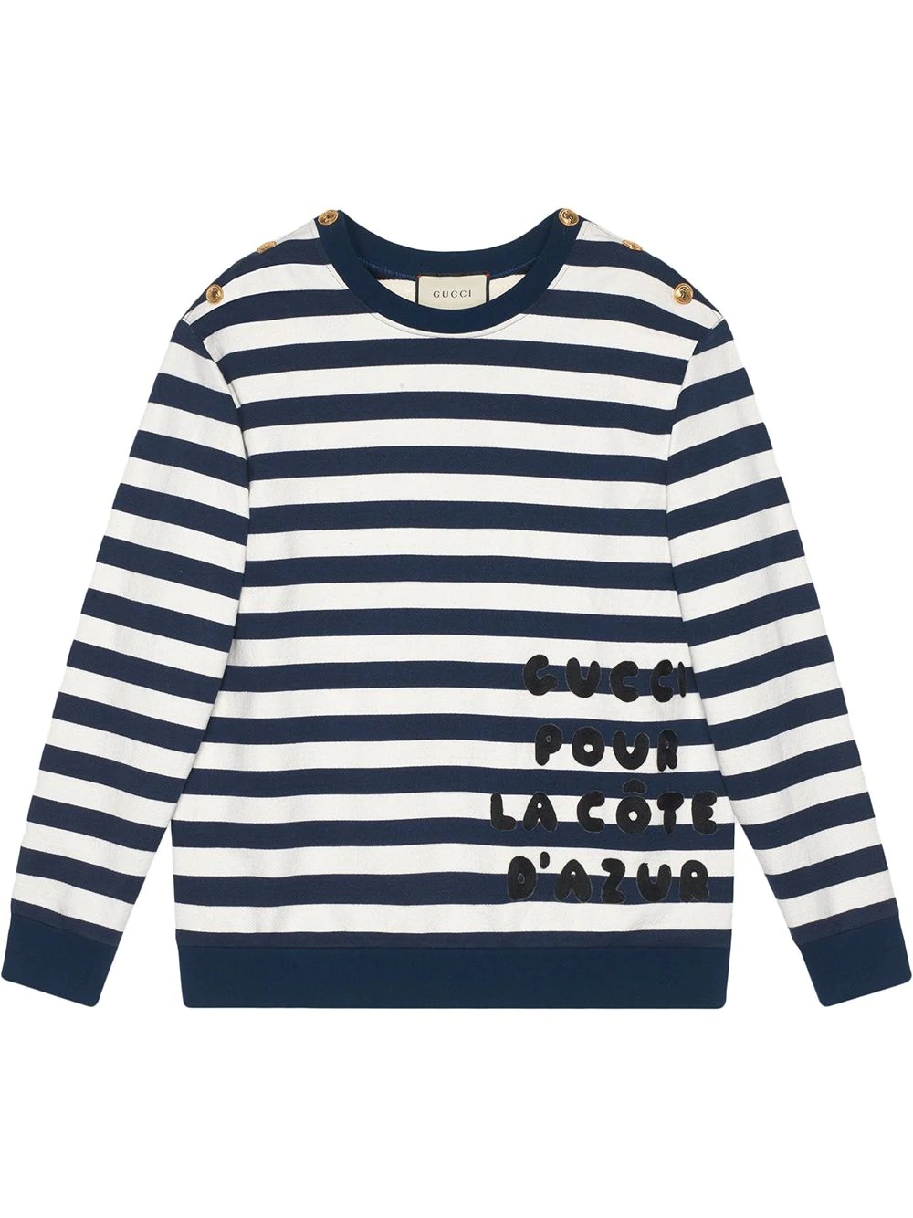 Cotton sweatshirt with patch - 1