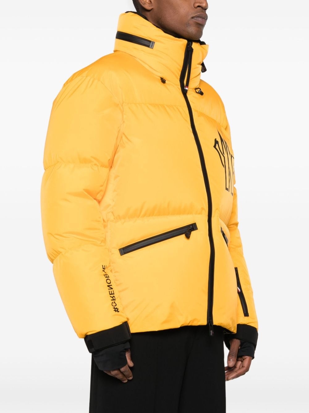 Verdons logo-print ski jacket - 4