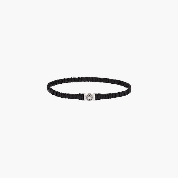 Elasticized nappa leather belt - 3