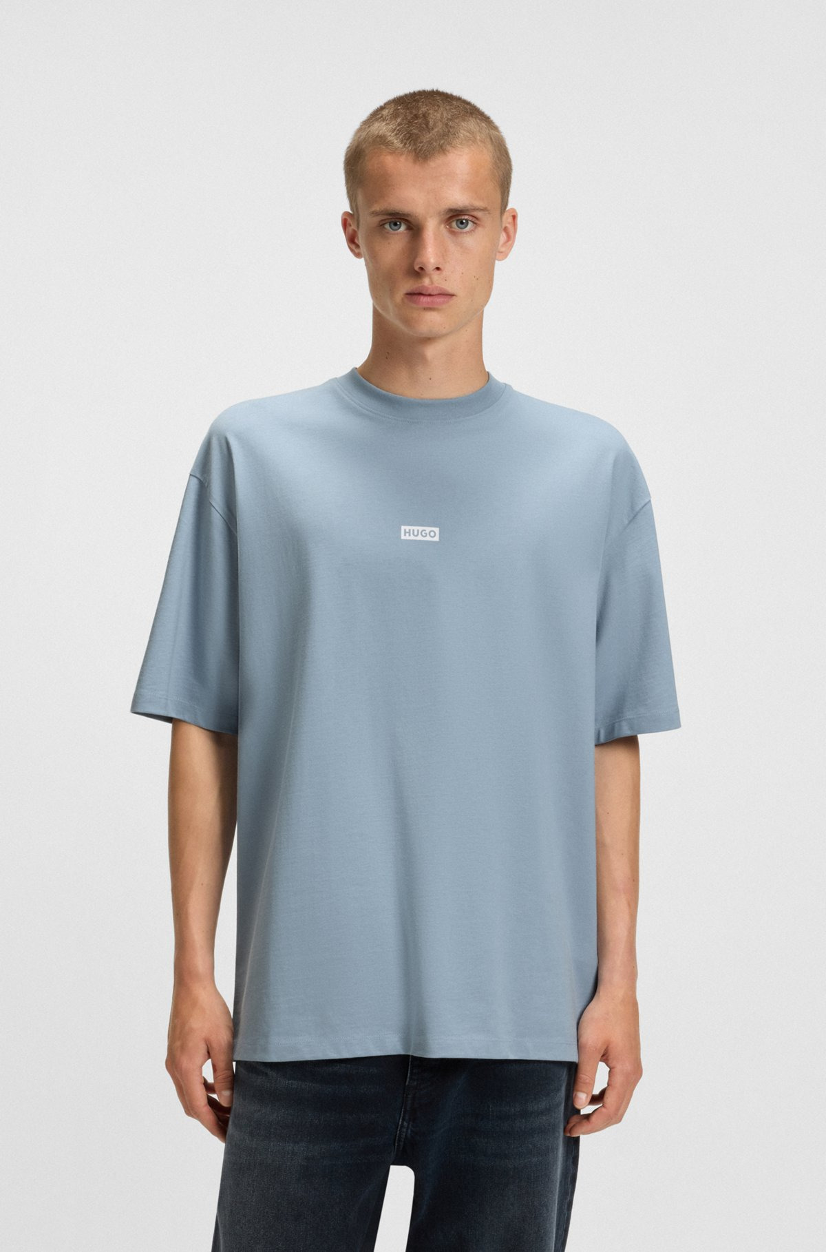 LOOSE-FIT T-SHIRT IN COTTON WITH REAR LOGO ARTWORK - 2