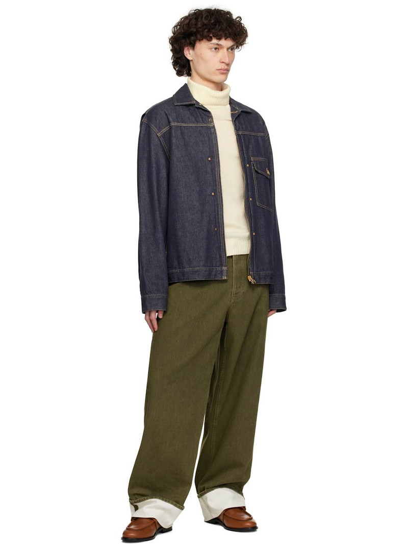 Moncler Mercedes-Benz by NIGO Navy Nepit Denim Jacket outlook