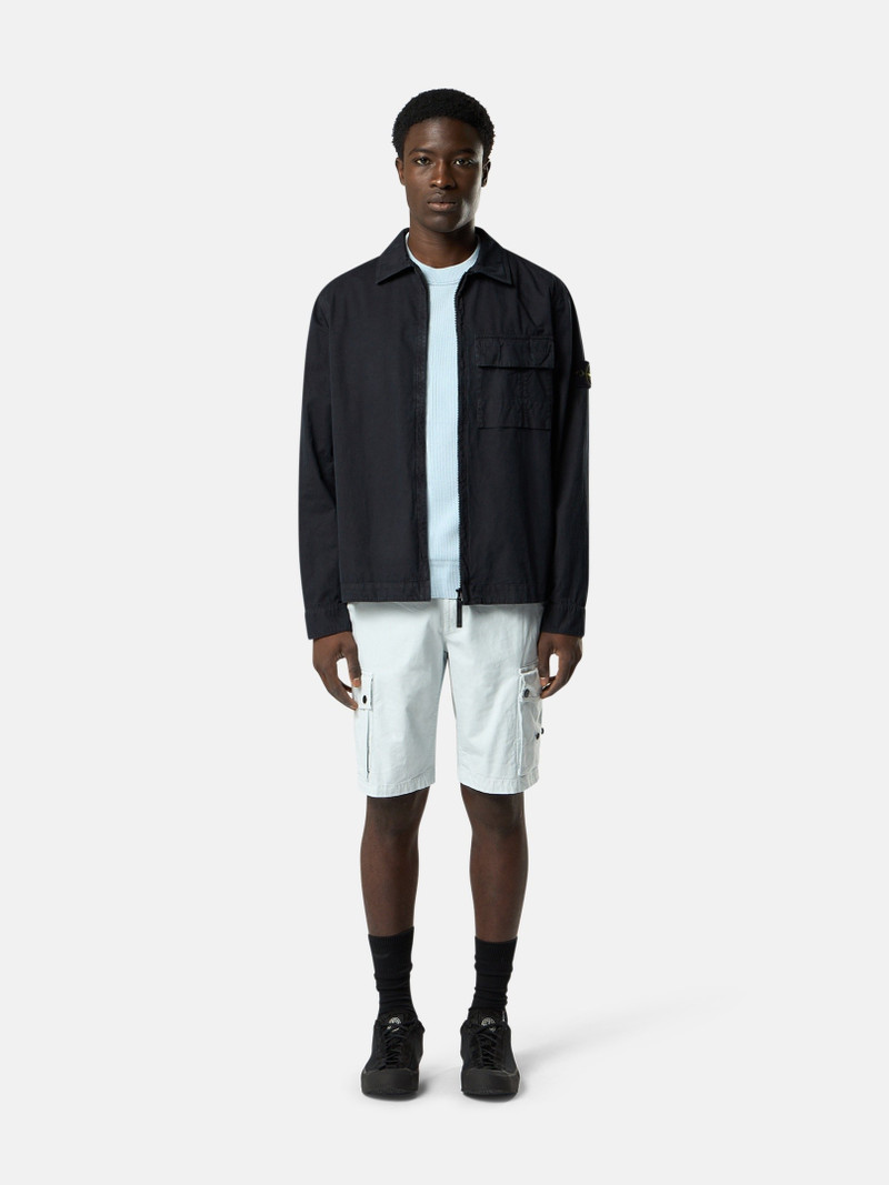 Stone Island 1200008 BRUSHED ORGANIC COTTON CANVAS 'OLD' EFFECT outlook