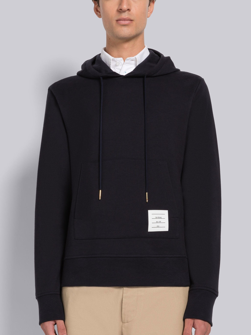COTTON LOOPBACK BRODERIE ANGLAISE RELAXED 후드 - 1