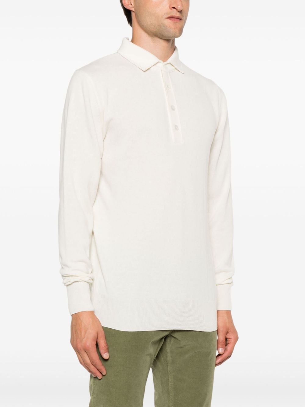 cashmere polo sweater - 3