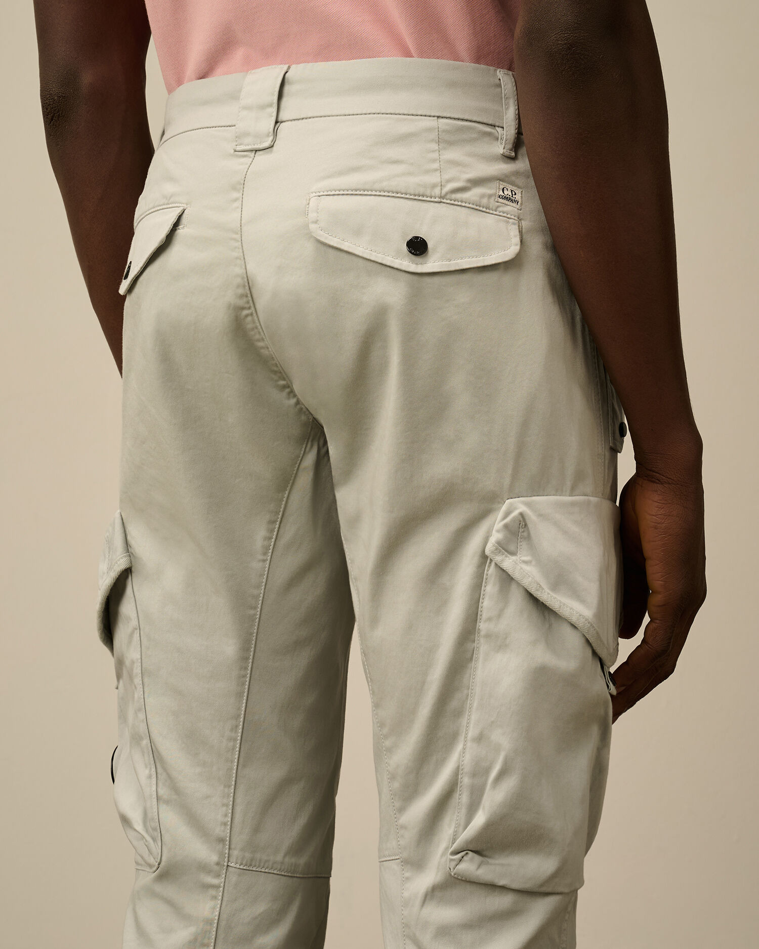 Stretch Sateen Utility Cargo Lens Pants - 6