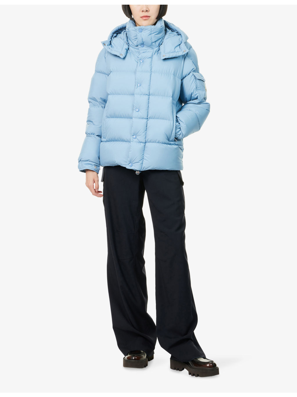 Maya Hooded Shell-Down Jacket - 2
