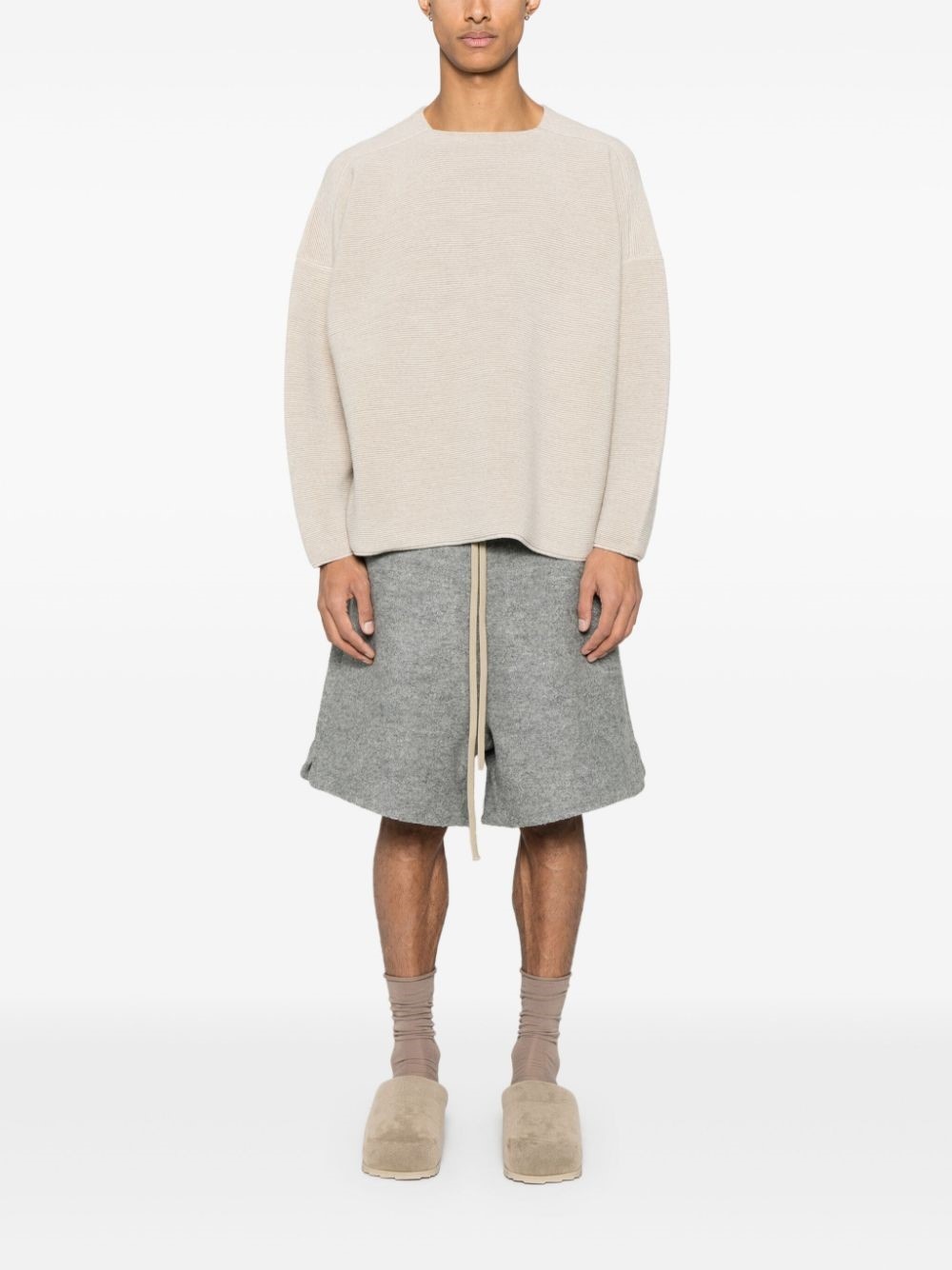 Ottoman straight neck sweater - 3