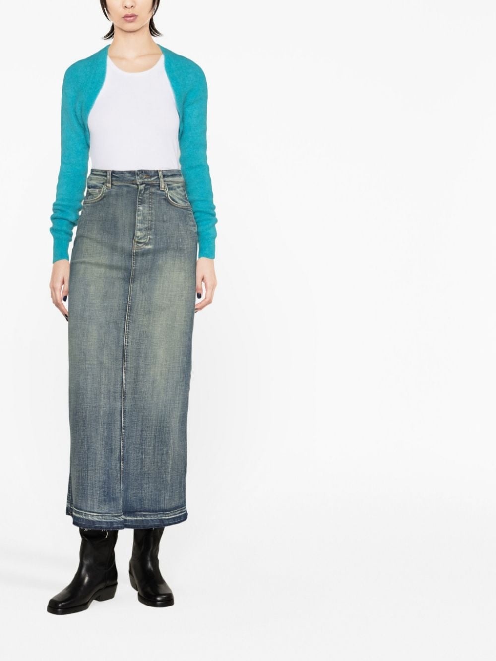 knitted cropped bolero - 4