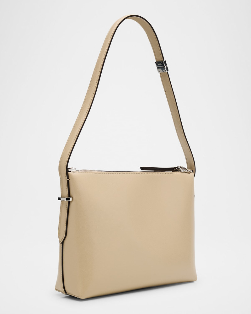 Totême Bevel Leather Wristlet Bag outlook