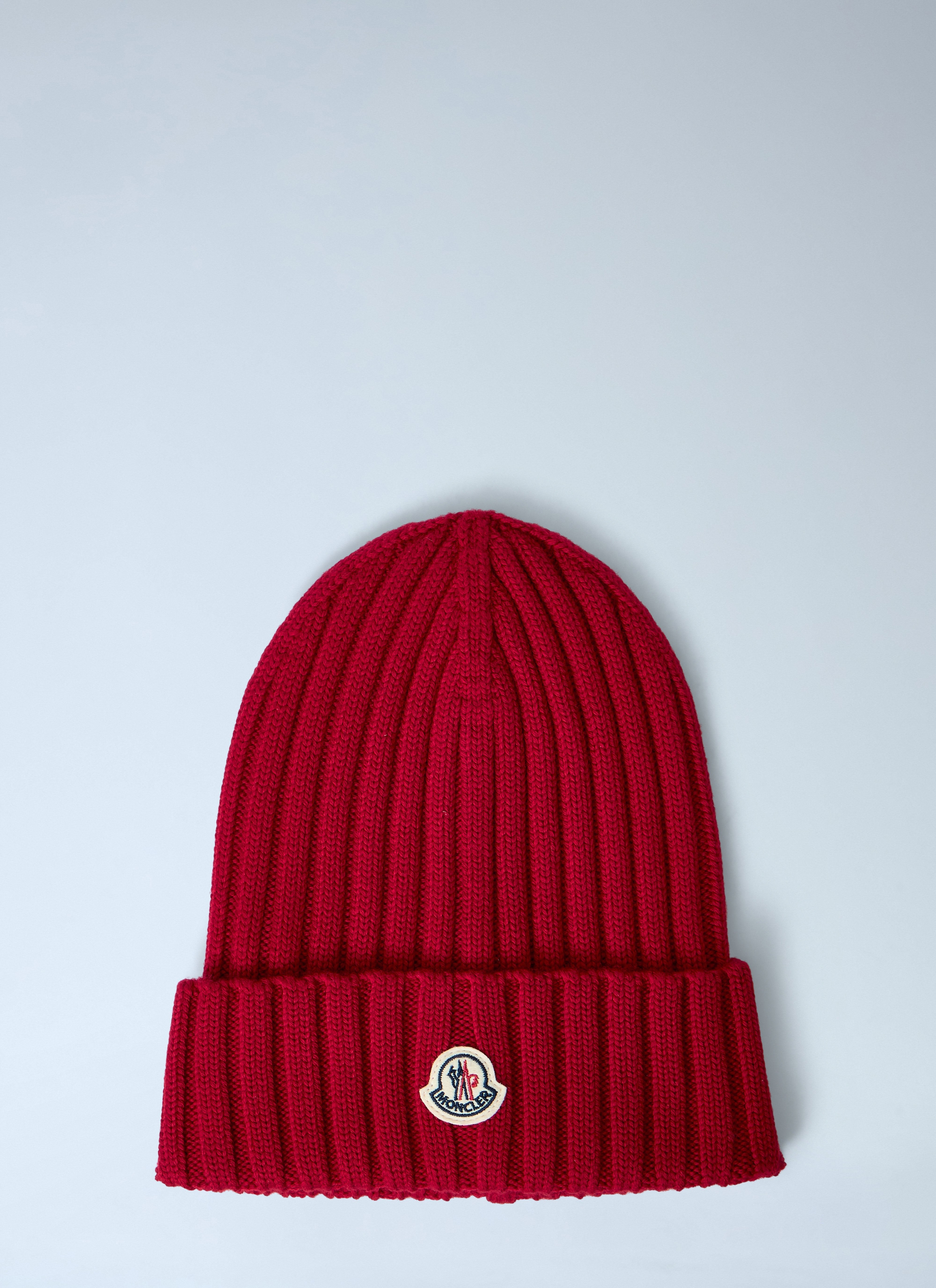Moncler Women Logo Motif Beanie Hat - 1