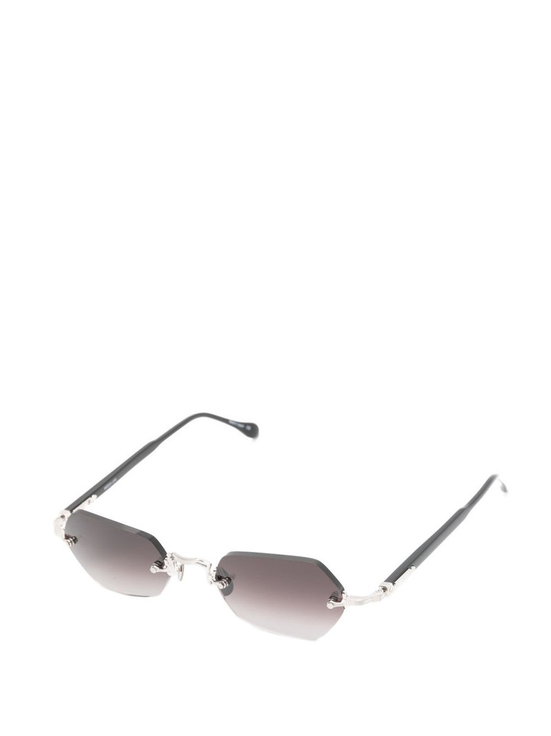 MATSUDA geometric rimless sunglasses outlook