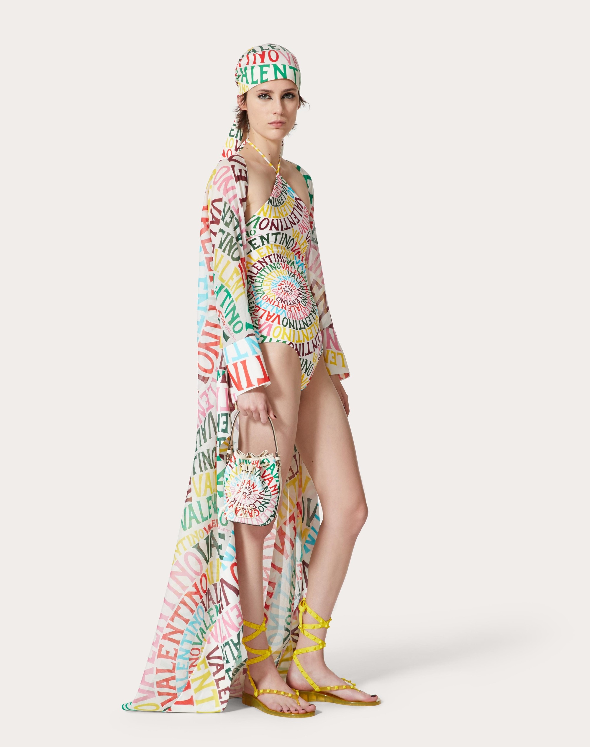 VALENTINO LOOP LYCRA SWIMSUIT - 2